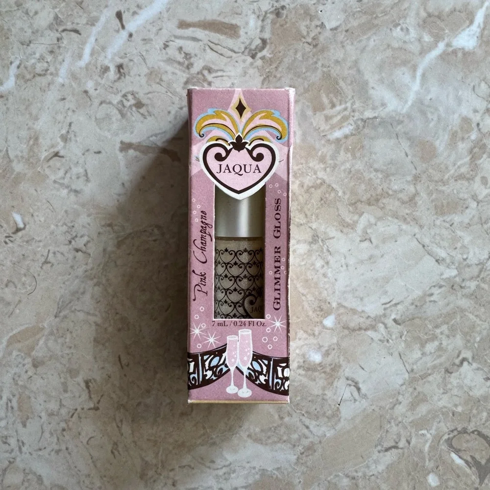 JAQUA GLIMMER GLOSS LIP GLOSS - PINK CHAMPAGNE NEW IN BOX
